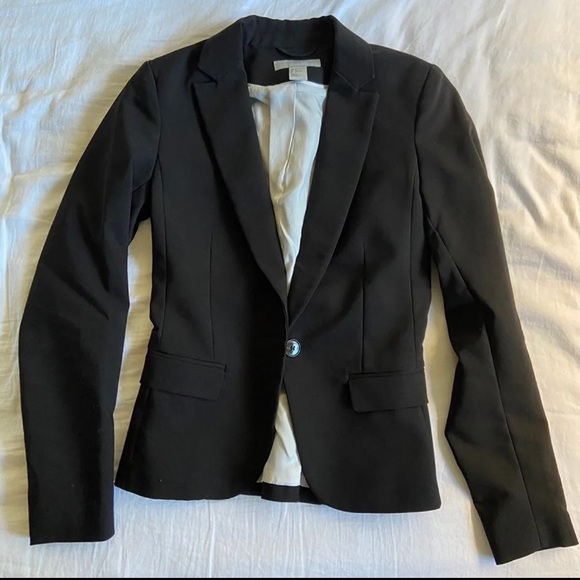 H&M black classic blazer